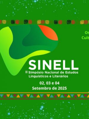 Nos dias 2, 3 e 4 de setembro de 2025, Tefé (distante 523 km da capital) receberá a 2ª edição do Simpósio Nacional de Estudos Linguísticos e Literários (Sinell), promovido e organizado pelo Colegiado de Letras do Centro de Estudos Superiores de Tefé, da Universidade do Estado do Amazonas (Cest/UEA).