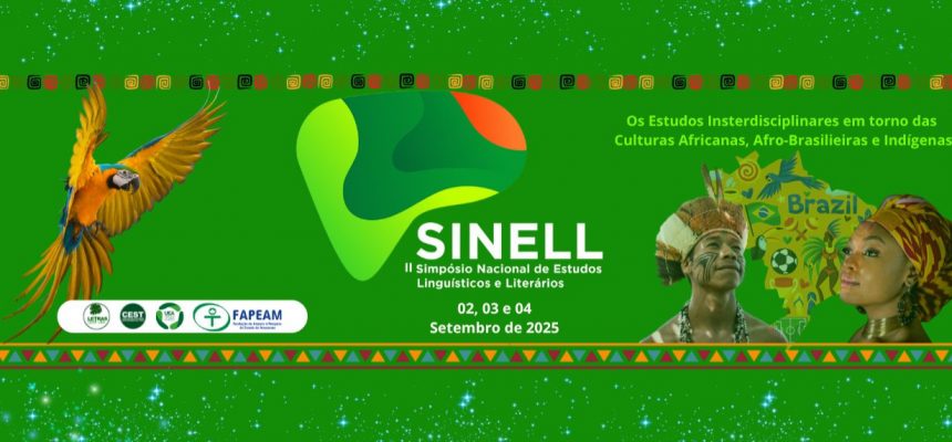 Nos dias 2, 3 e 4 de setembro de 2025, Tefé (distante 523 km da capital) receberá a 2ª edição do Simpósio Nacional de Estudos Linguísticos e Literários (Sinell), promovido e organizado pelo Colegiado de Letras do Centro de Estudos Superiores de Tefé, da Universidade do Estado do Amazonas (Cest/UEA).