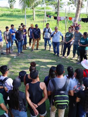 O projeto Entre Águas Amazônicas, desenvolvido em parceria entre o Instituto Nacional de Pesquisas da Amazônia (INPA) e o Instituto Mamirauá, realizou a 1ª Oficina de Capacitação em Agricultura Orgânica voltada a produtores familiares e estudantes do Centro Vocacional Tecnológico (CVT) do Mamirauá, no município de Tefé, região do Médio Solimões.